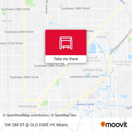 SW 288 ST @ OLD DIXIE HY map