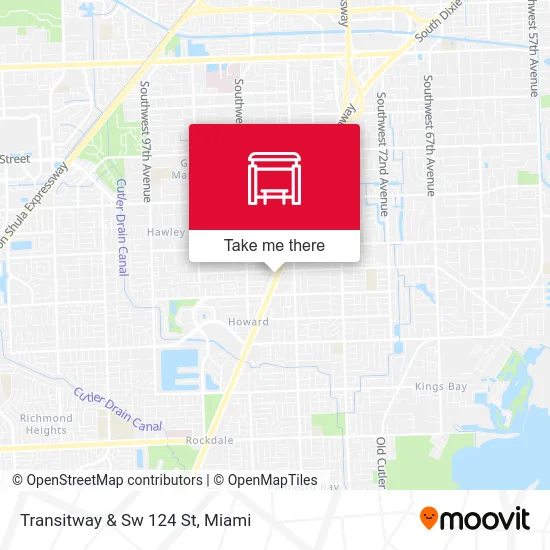 Transitway & Sw 124 St map