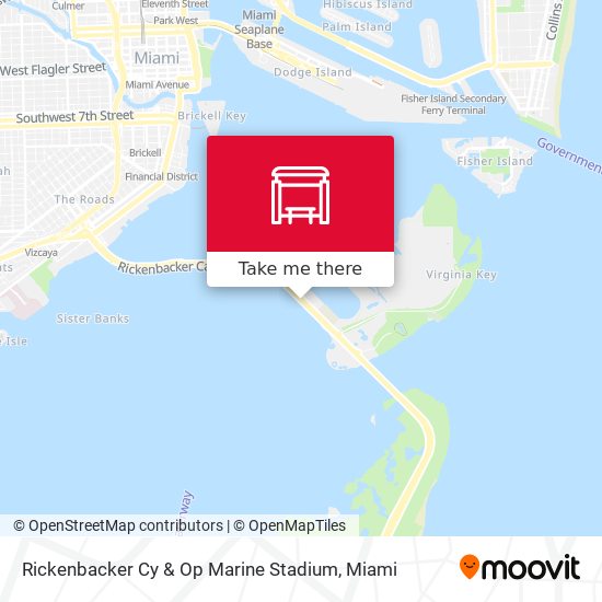 Rickenbacker Cy & Op Marine Stadium map