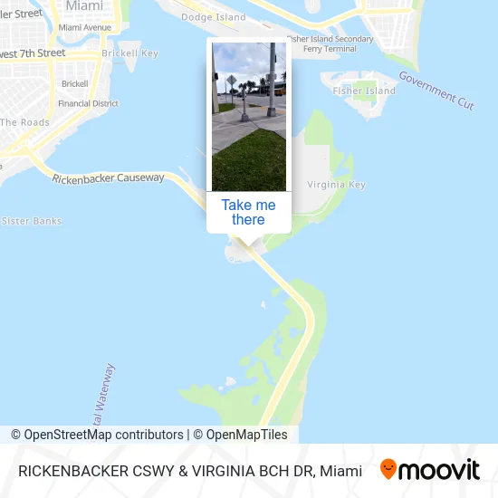 Mapa de RICKENBACKER CSWY & VIRGINIA BCH DR