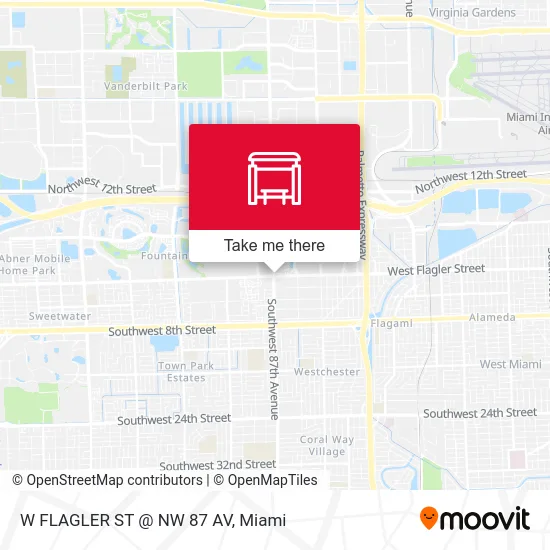 Mapa de W FLAGLER ST @ NW 87 AV