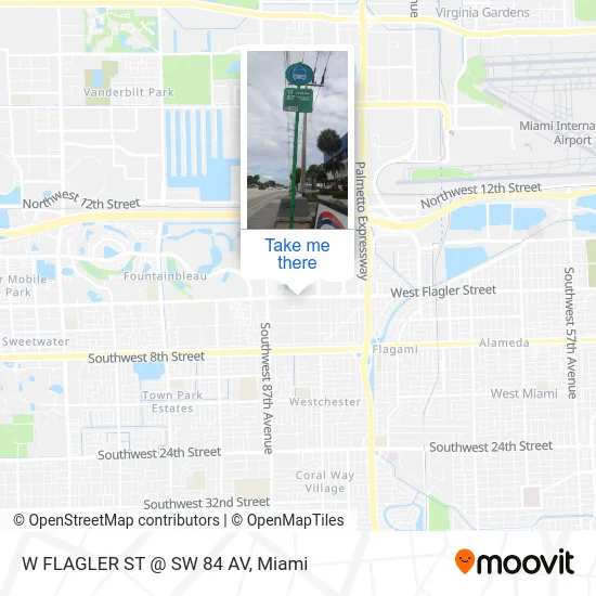 Mapa de W FLAGLER ST @ SW 84 AV
