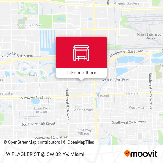 Mapa de W FLAGLER ST @ SW 82 AV