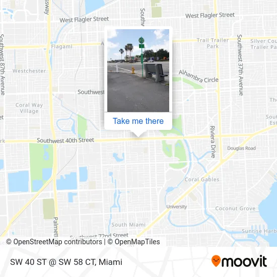 SW 40 ST @ SW 58 CT map