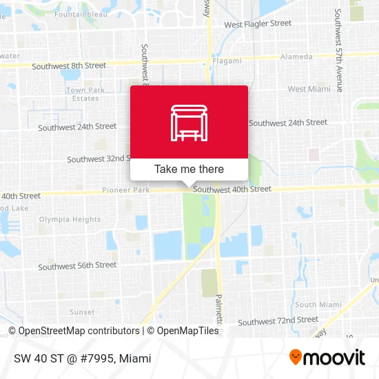 SW 40 ST @ #7995 map