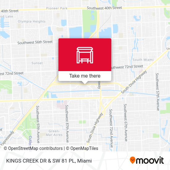 KINGS CREEK DR & SW 81 PL map