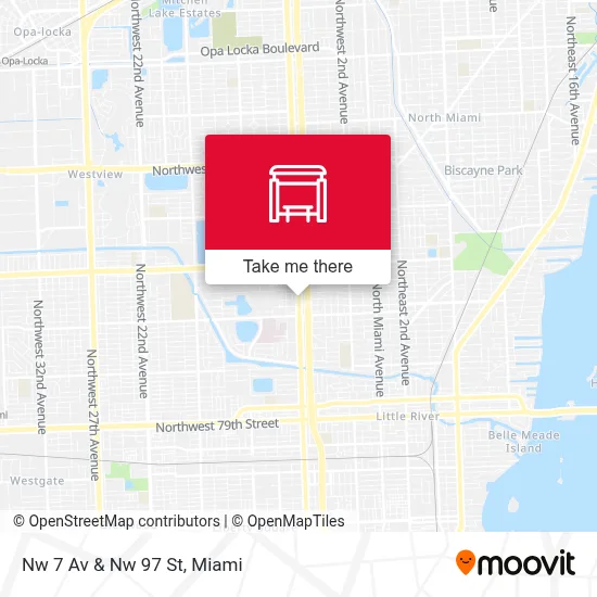 Nw 7 Av & Nw 97 St map