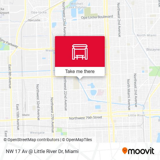 NW 17 Av @ Little River Dr map