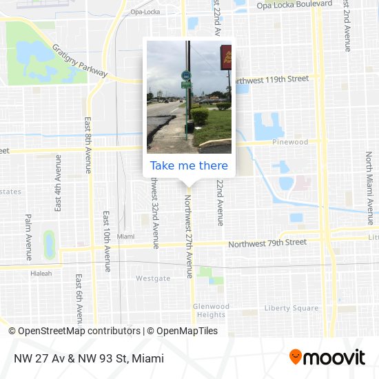 Mapa de NW 27 Av & NW 93 St