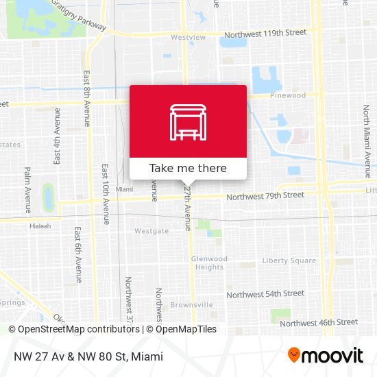 Mapa de NW 27 Av & NW 80 St