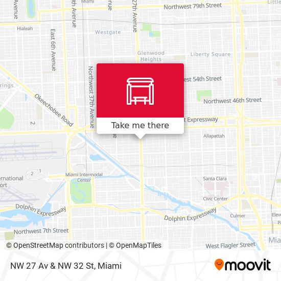 NW 27 Av & NW 32 St map