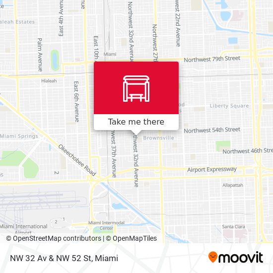 Mapa de NW 32 Av & NW 52 St