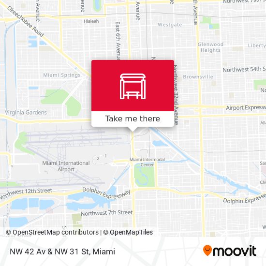 NW 42 Av & NW 31 St map