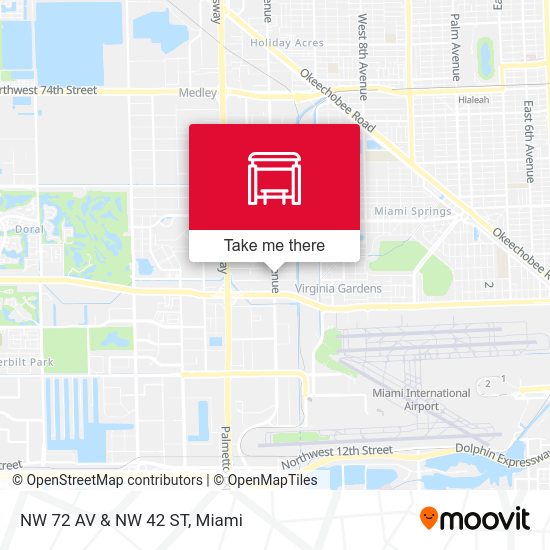 Mapa de NW 72 Av & NW 42 St
