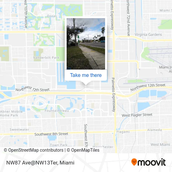 Mapa de NW87 Ave@NW13Ter
