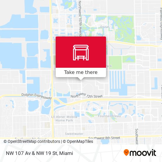 Mapa de NW 107 Av & NW 19 St