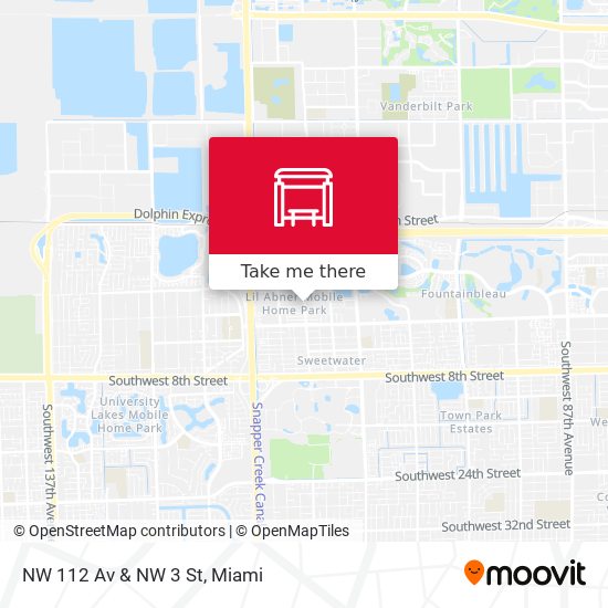 NW 112 Av & NW 3 St map