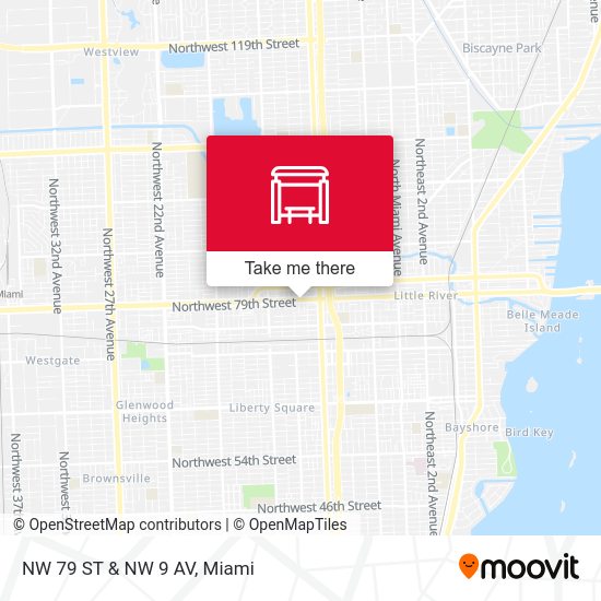 Mapa de NW 79 St & NW 9 Av