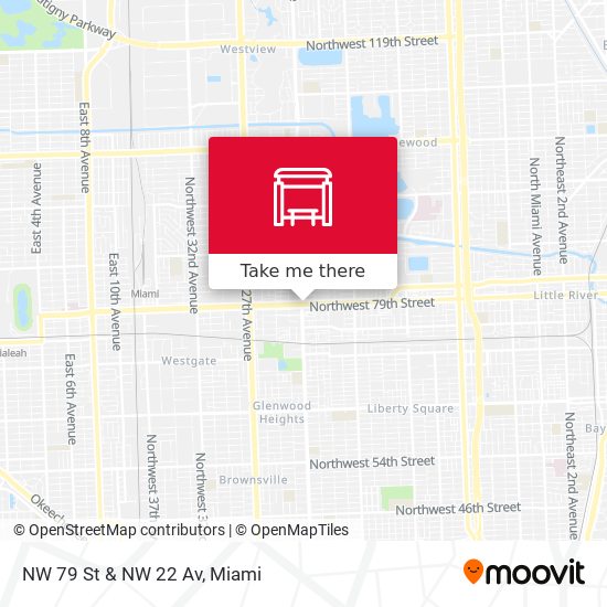 NW 79 St & NW 22 Av map