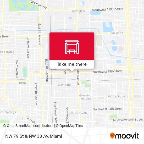 NW 79 St & NW 30 Av map