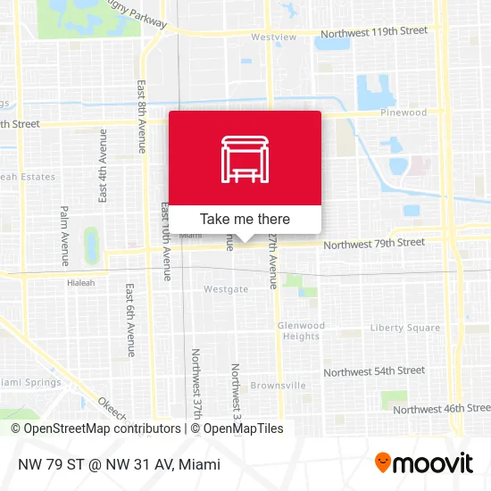 Mapa de NW 79 ST @ NW 31 AV