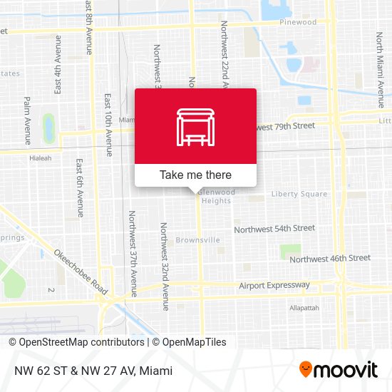 Mapa de NW 62 St & NW 27 Av