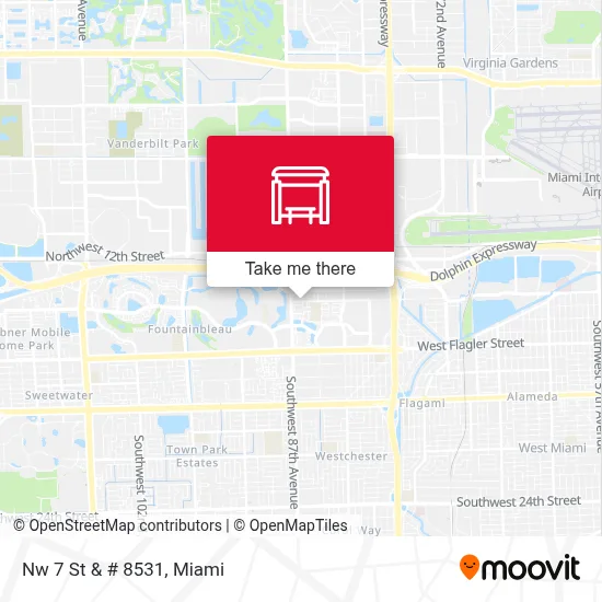 Nw 7 St & # 8531 map