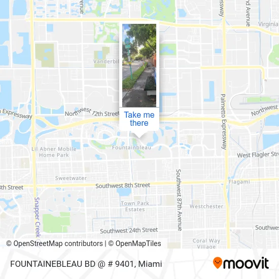FOUNTAINEBLEAU BD @ # 9401 map