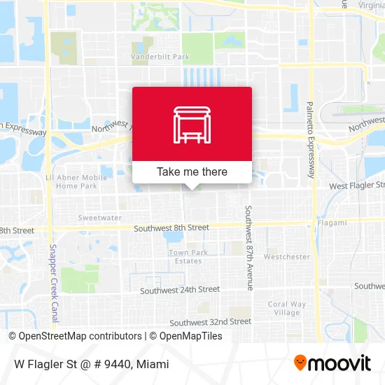 W Flagler St @ # 9440 map