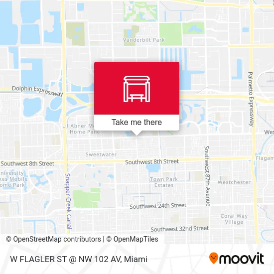 Mapa de W FLAGLER ST @ NW 102 AV