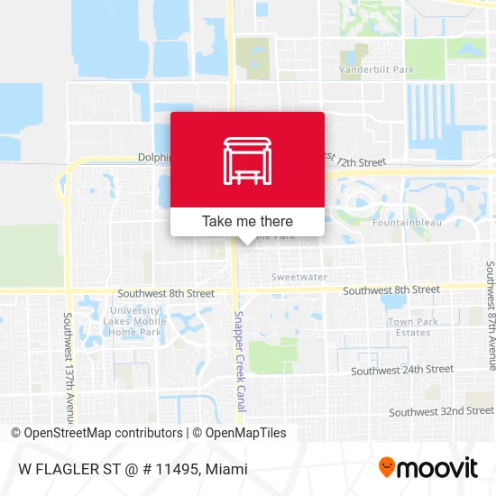 Mapa de W FLAGLER ST @ # 11495