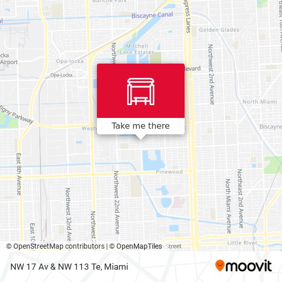 Mapa de NW 17 Av & NW 113 Te