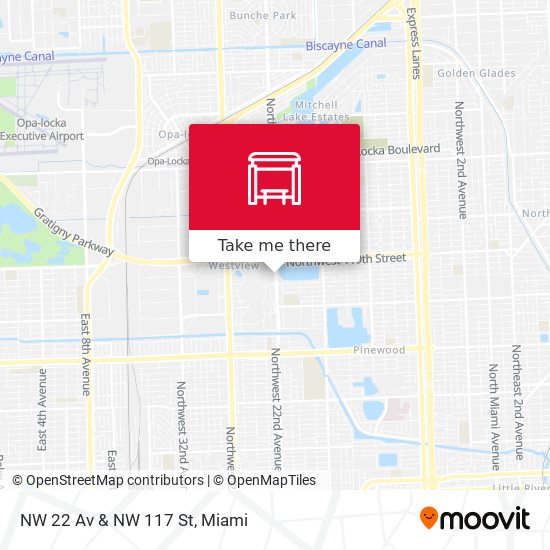 Mapa de NW 22 Av & NW 117 St