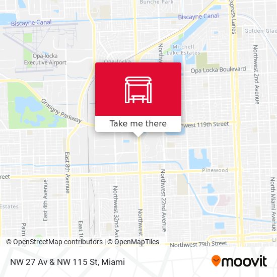 NW 27 Av & NW 115 St map