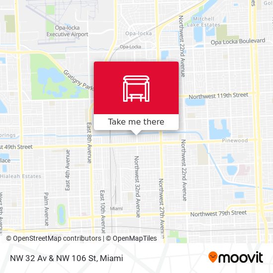 Mapa de NW 32 Av & NW 106 St