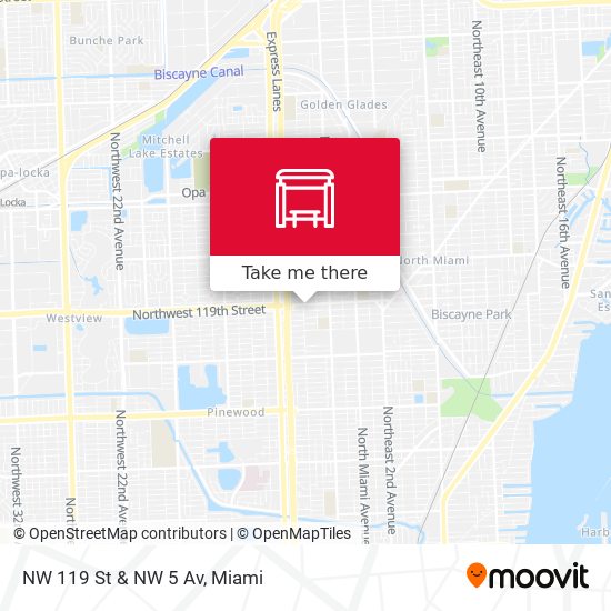 Mapa de NW 119 St & NW 5 Av