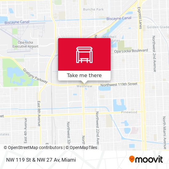 Mapa de NW 119 St & NW 27 Av