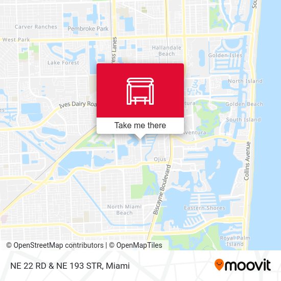 NE 22 Rd & NE 193 Str map