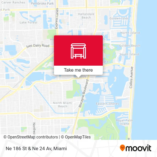 Ne 186 St & Ne 24 Av map