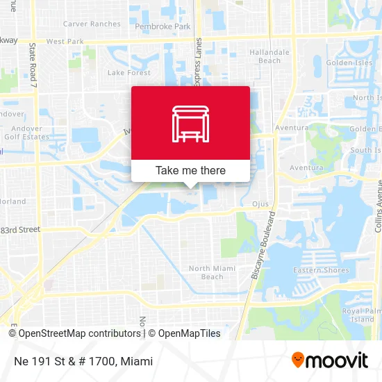 Ne 191 St & # 1700 map