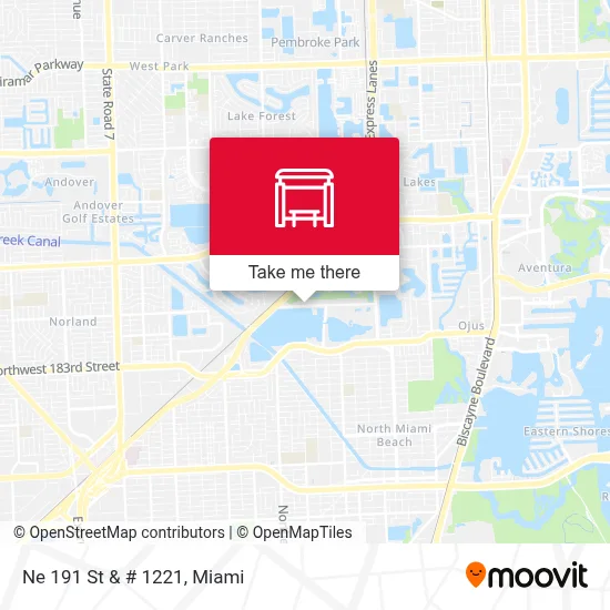 Ne 191 St & # 1221 map
