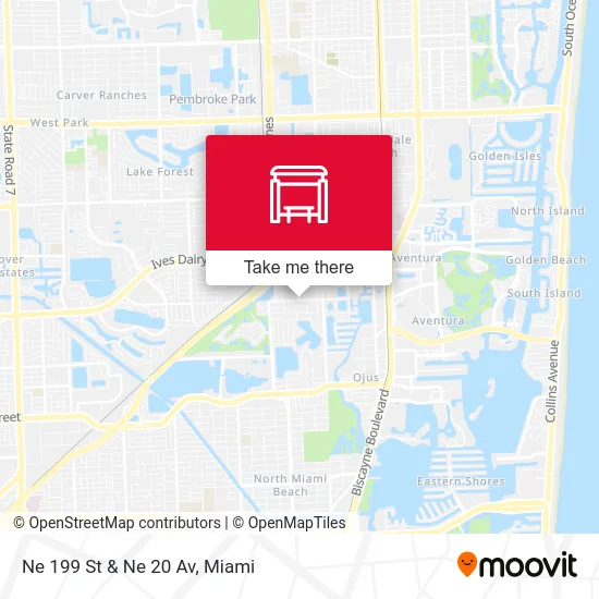 Ne 199 St & Ne 20 Av map