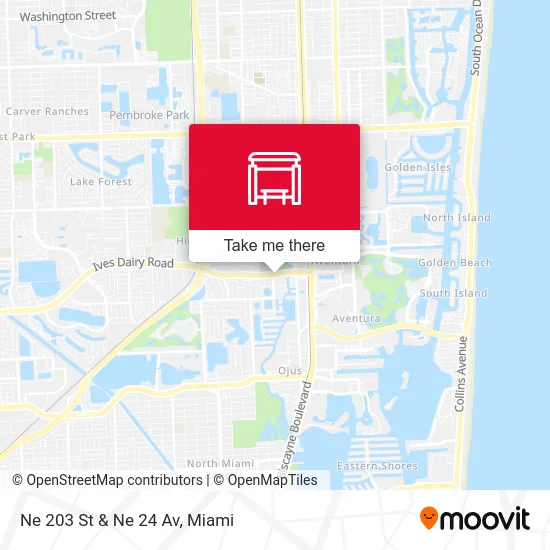 Ne 203 St & Ne 24 Av map