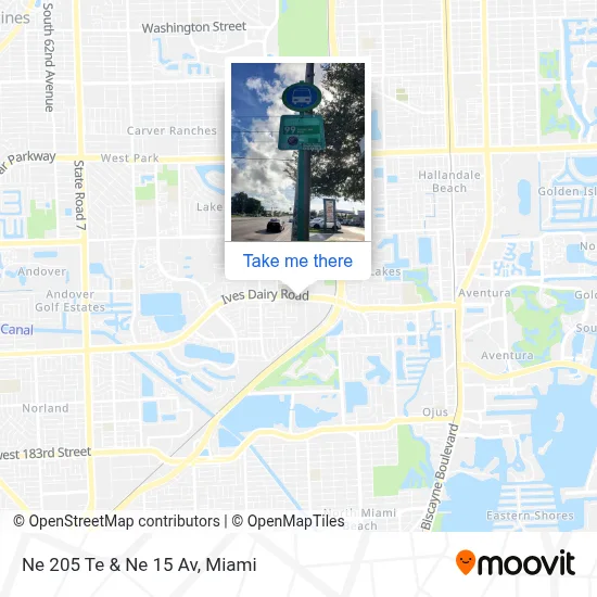 Ne 205 Te & Ne 15 Av map