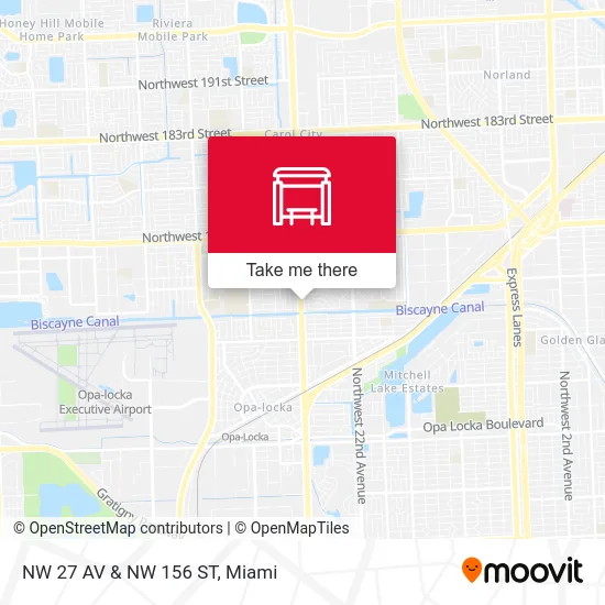 Mapa de NW 27 AV & NW 156 ST