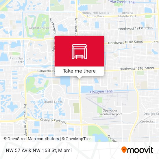 Mapa de NW 57 Av & NW 163 St