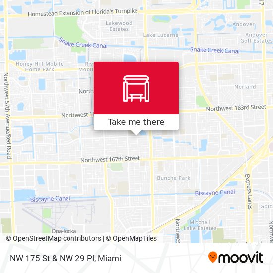 Mapa de NW 175 St & NW 29 Pl