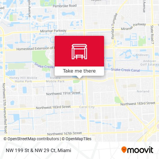 Mapa de NW 199 St & NW 29 Ct