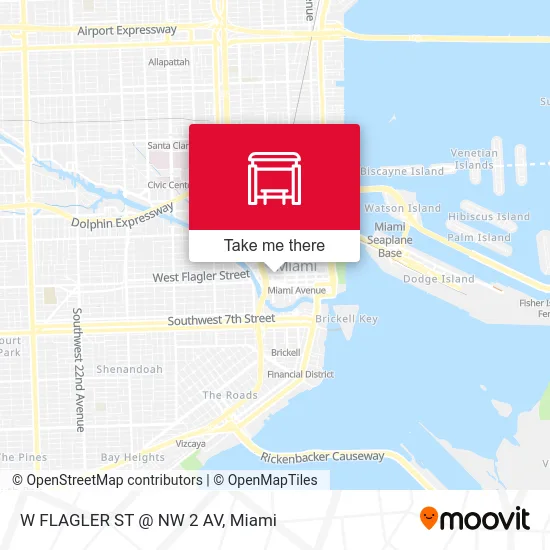 Mapa de W FLAGLER ST @ NW 2 AV