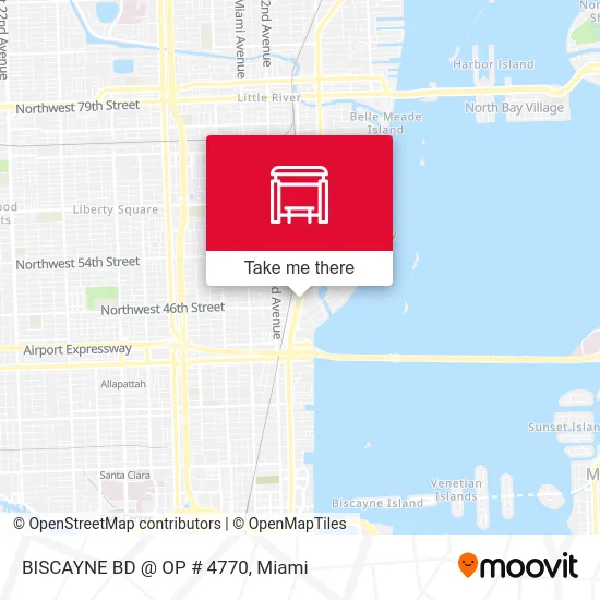 BISCAYNE BD @ OP # 4770 map